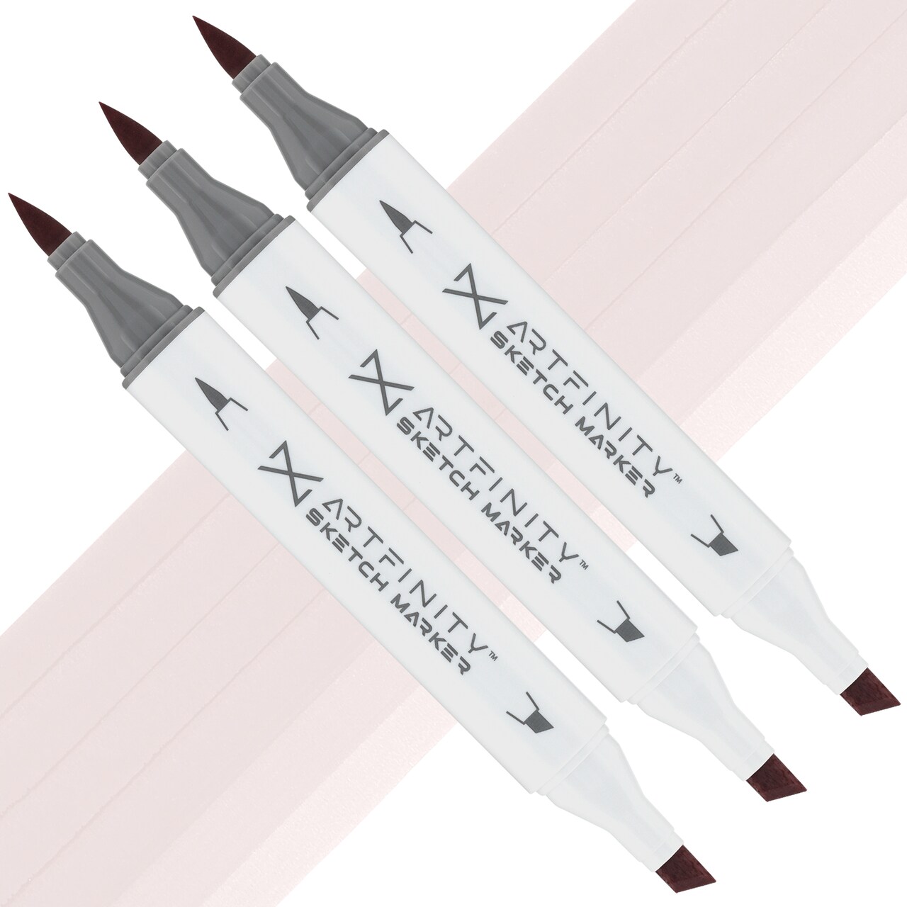 Artfinity Sketch Marker Sets - Set of 3 - DriftWood RV8-2, Vibrant, Professional, Dye-Based Alcohol Markers for Artists, Drawing, Travel, & More